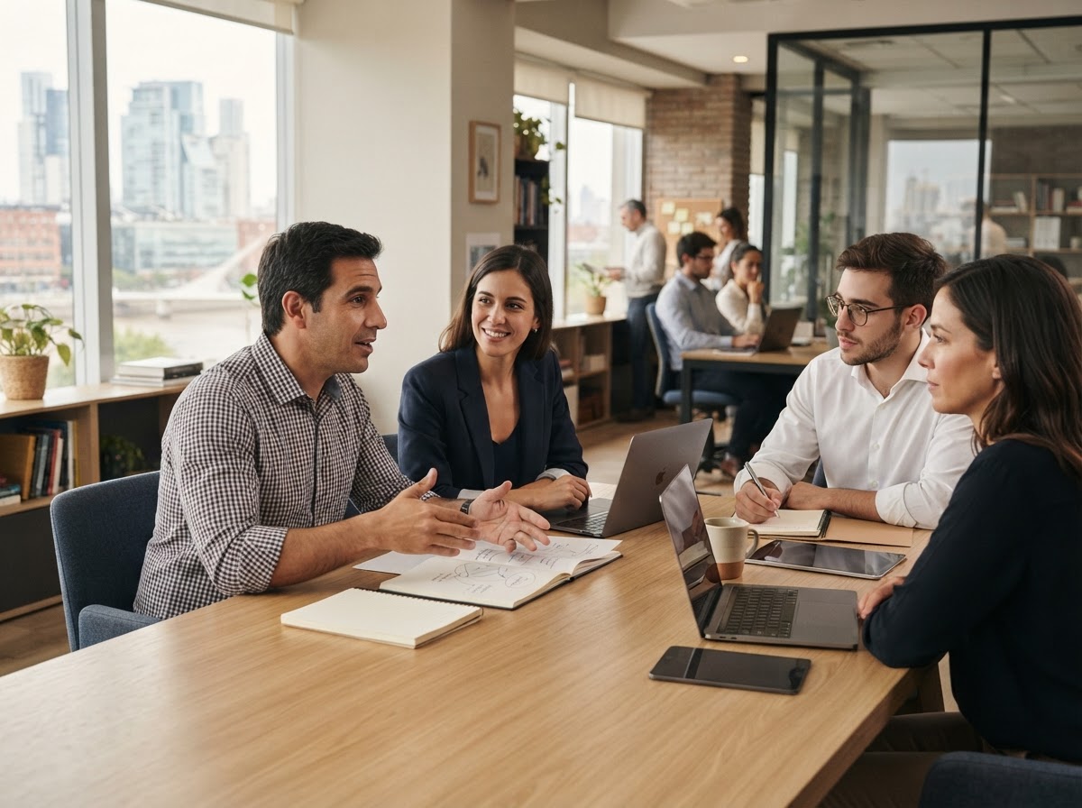 Equipo de análisis de Onda Kelara Pro revisando modelos de datos